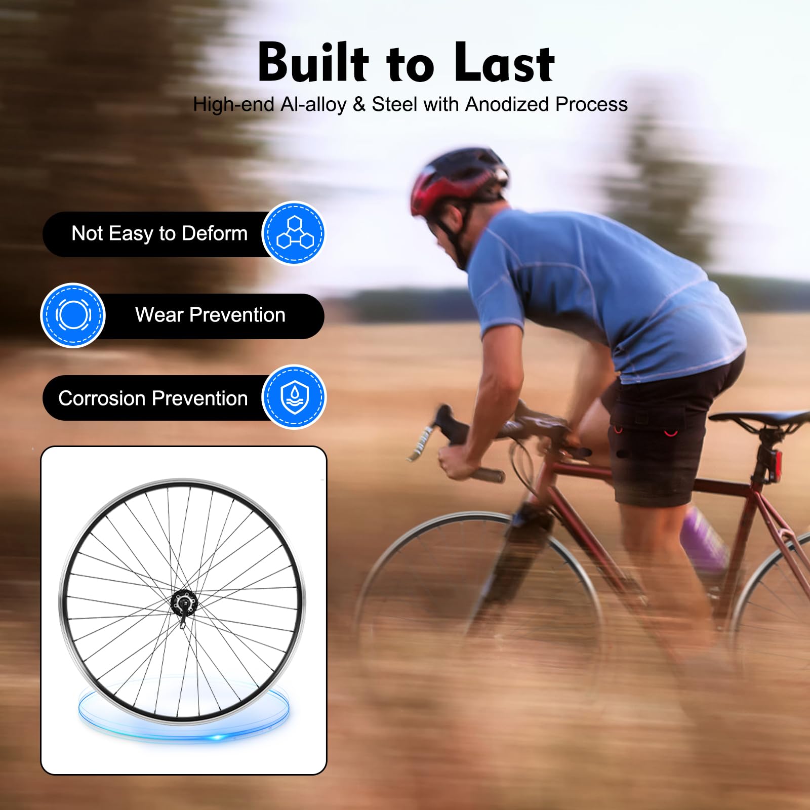 Amazon | マウンテンバイク ホイールセット 29インチ デュアルディスク